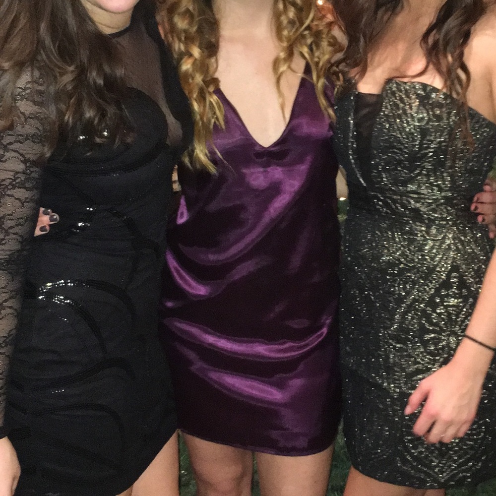 Silk formal dress